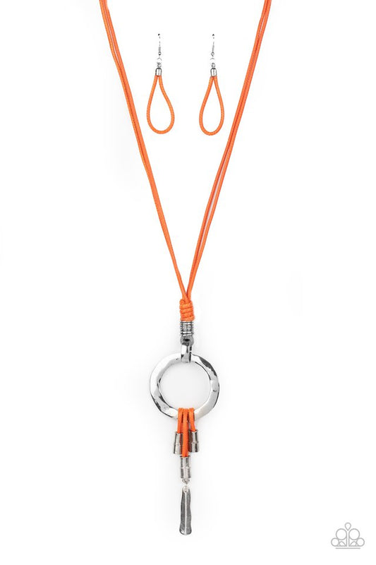 Tranquil Artisan - Orange - Paparazzi Necklace Image