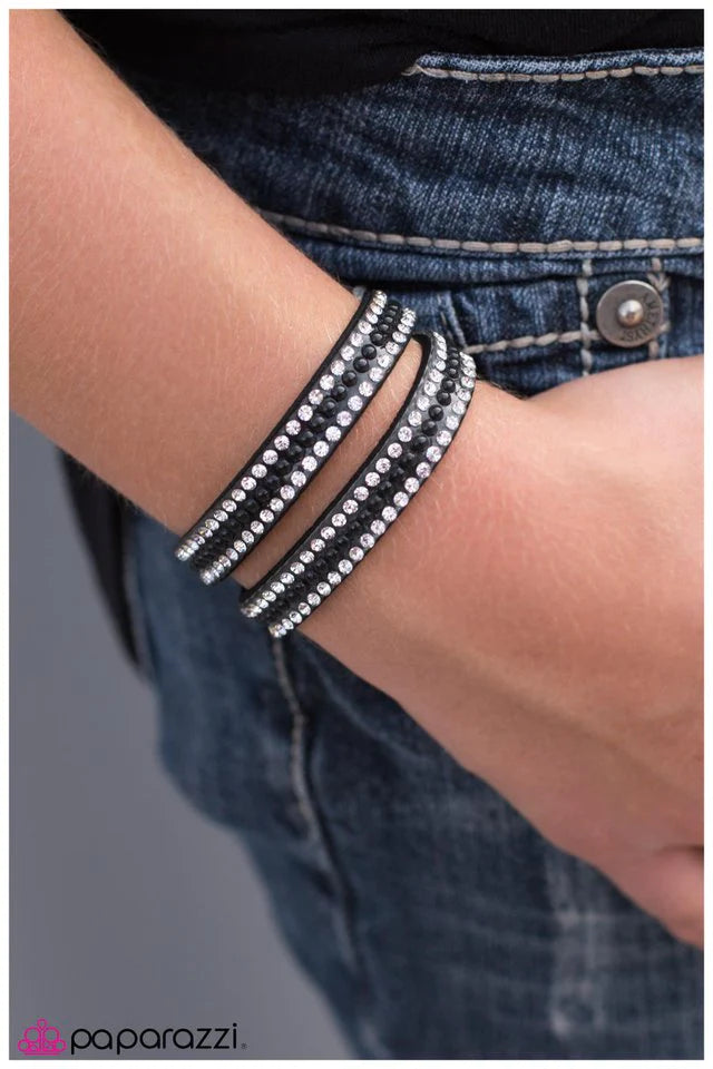 Paparazzi Bracelet ~ She Wolf - Black