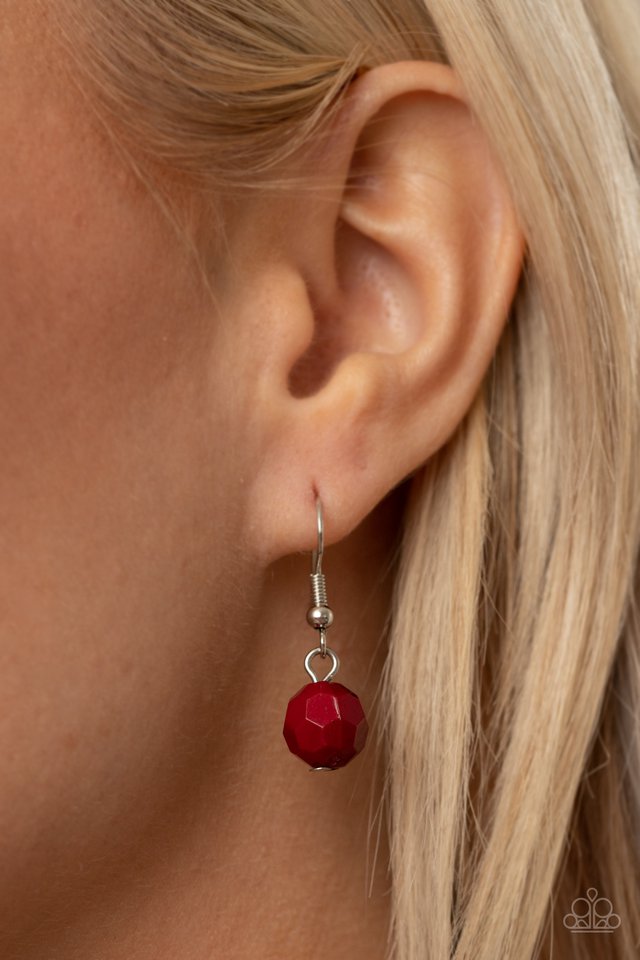 Lady of the POWERHOUSE - Red - Paparazzi Necklace Image