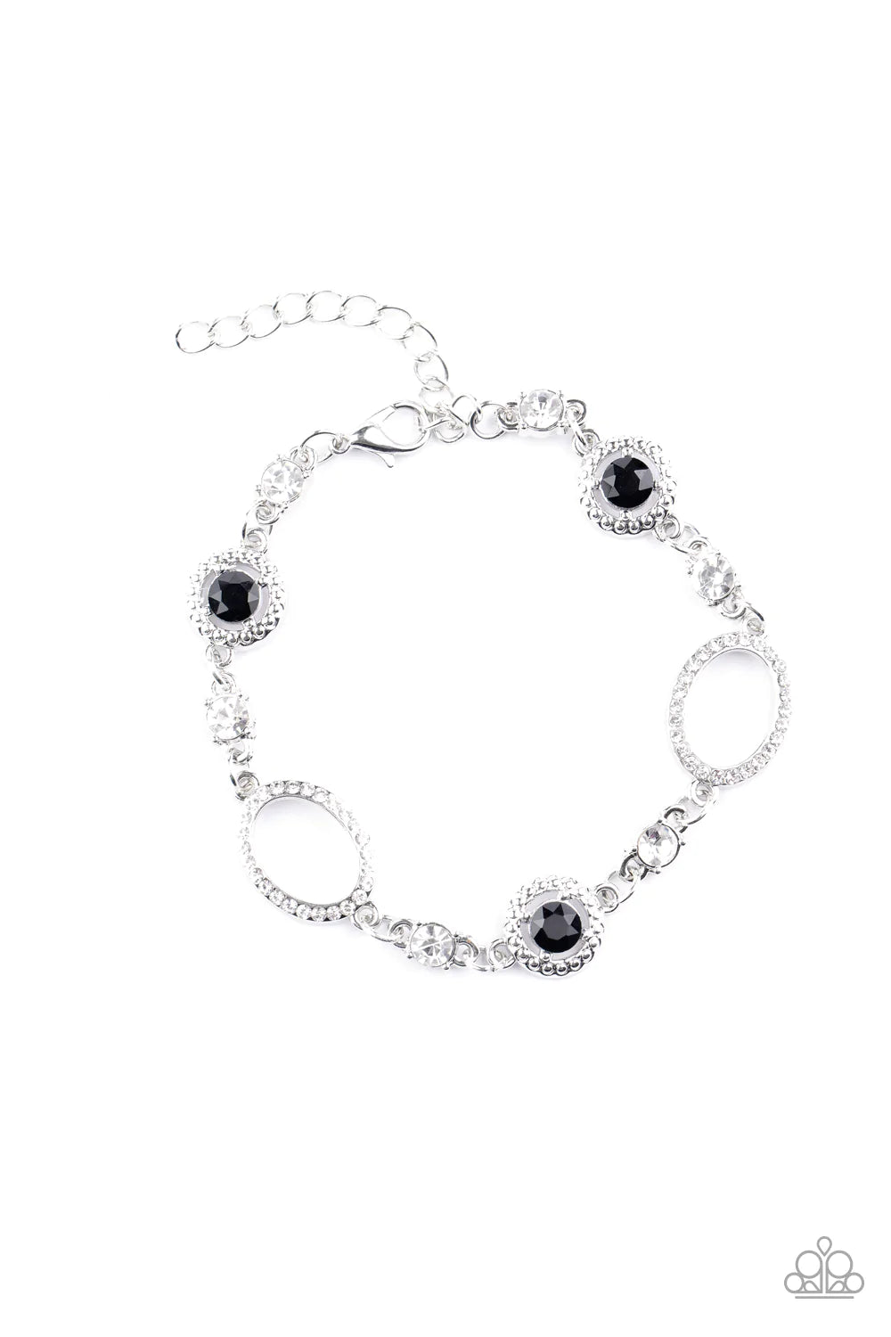 Paparazzi Bracelet ~ Wedding Day Demure - Black