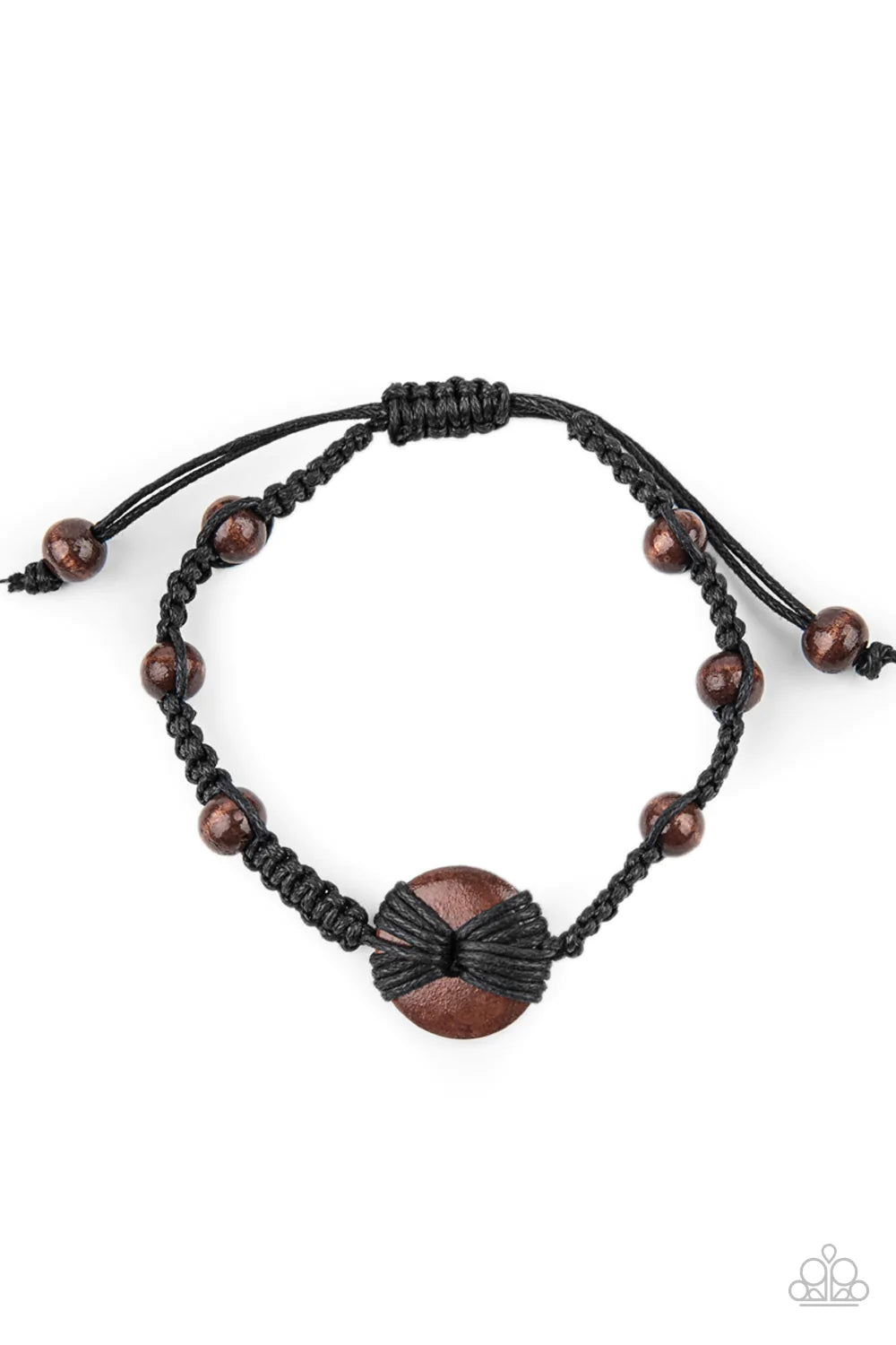 Pulsera Paparazzi ~ The Road KNOT Taken - Negro