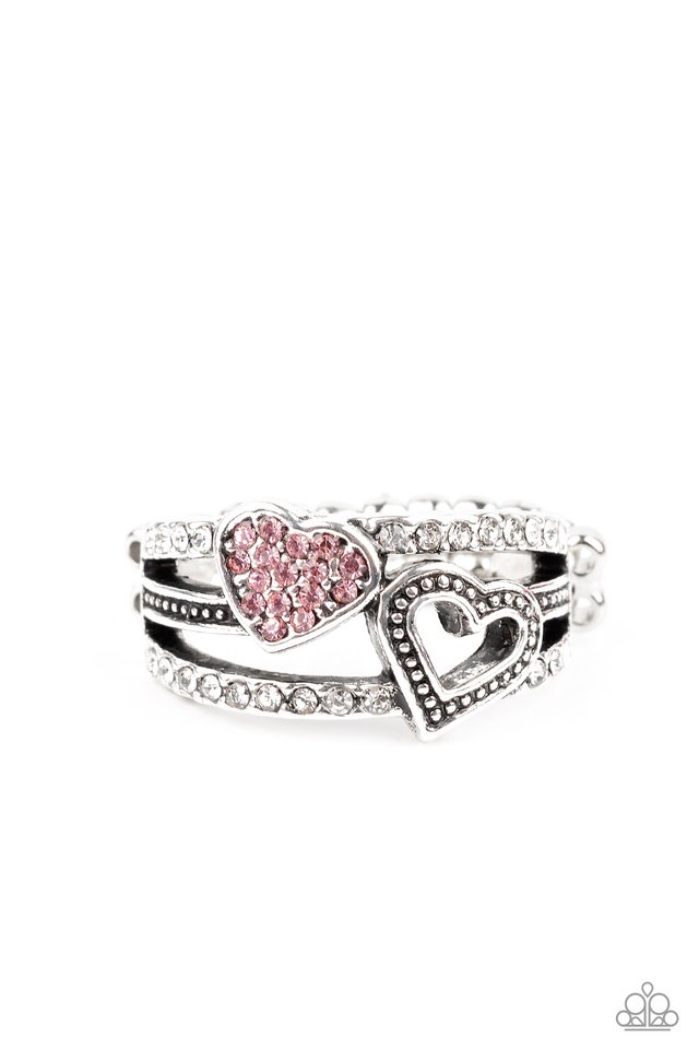 You Make My Heart BLING - Pink - Paparazzi Ring Image