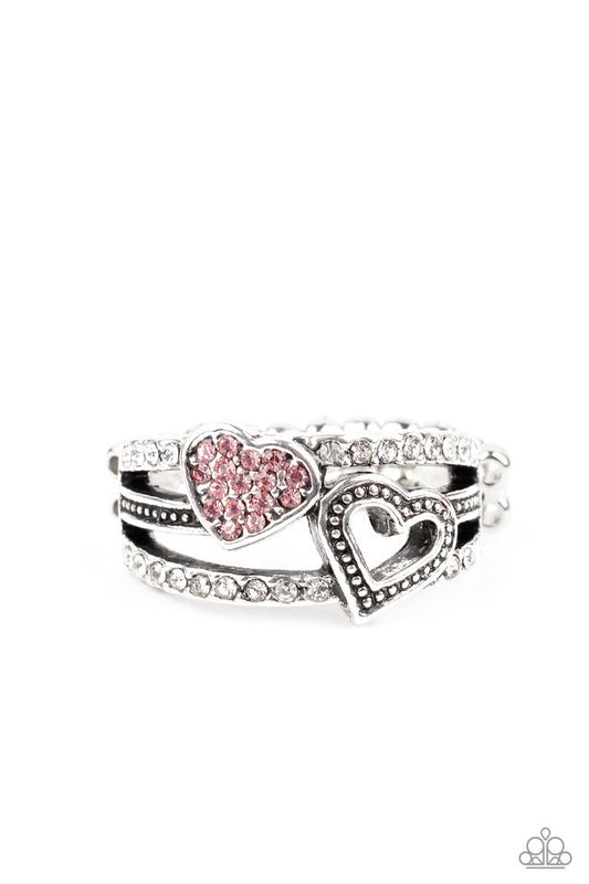 You Make My Heart BLING - Pink - Paparazzi Ring Image