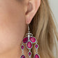 Clear The HEIR - Purple - Paparazzi Earring Image