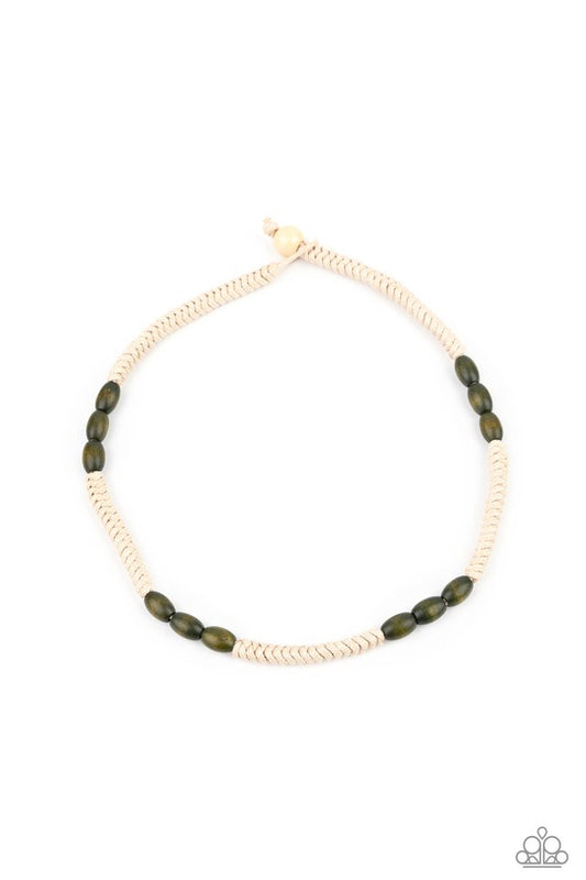 Tahiti Tide - Green - Paparazzi Necklace Image