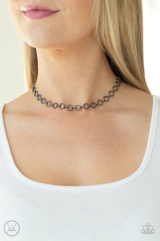 Insta Connection - Black - Paparazzi Necklace Image