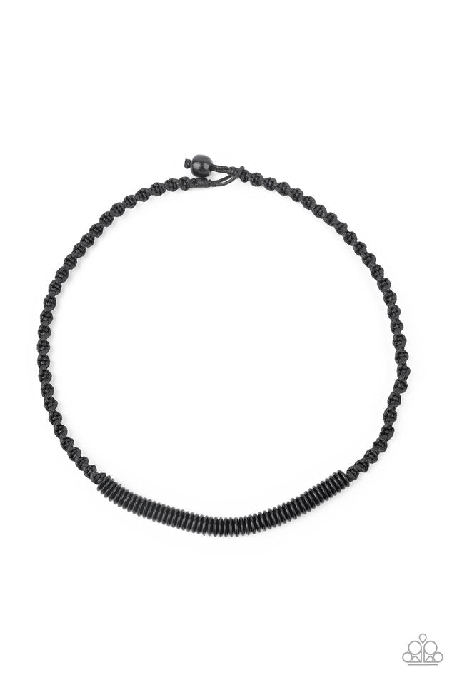 Plainly Primal - Black - Paparazzi Necklace Image