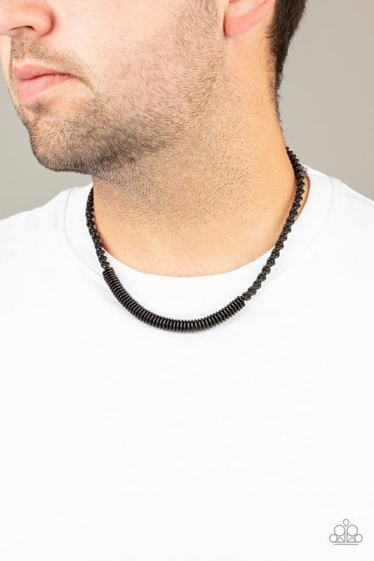 Plainly Primal - Black - Paparazzi Necklace Image