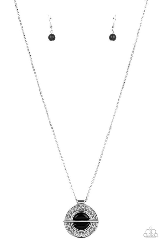 Adobe Adornment - Black - Paparazzi Necklace Image