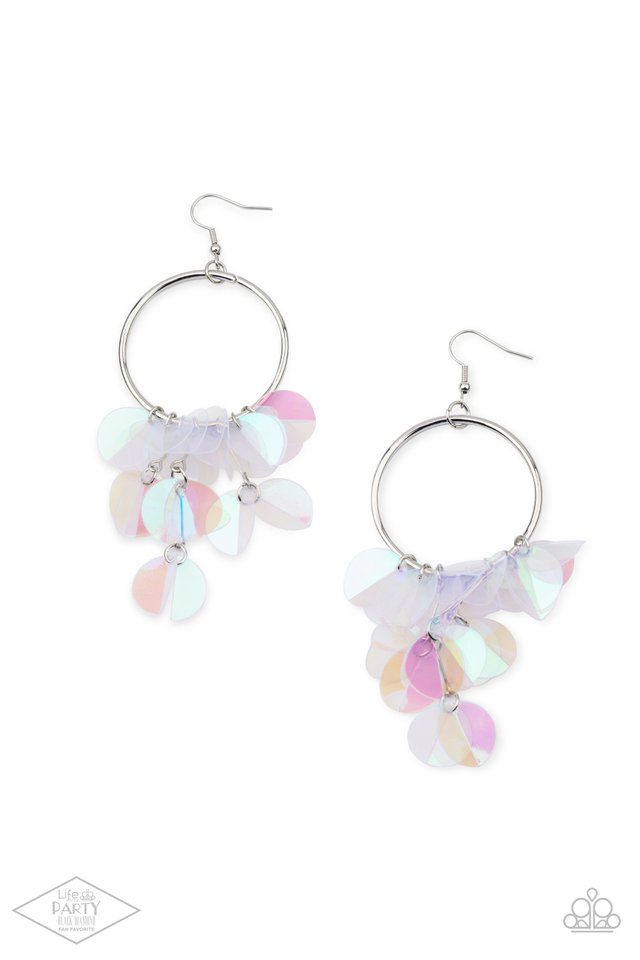 Holographic Hype - Multi - Paparazzi Earring Image