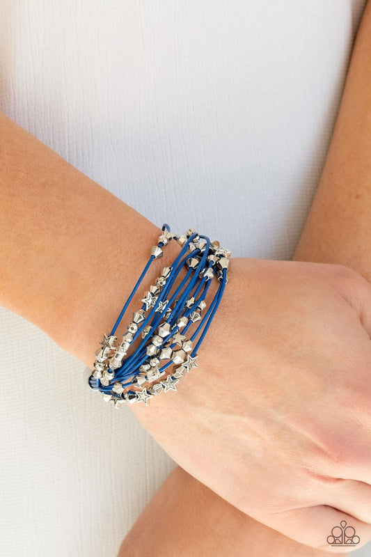 Star-Studded Affair - Blue - Paparazzi Bracelet Image
