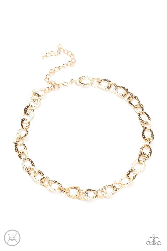 Urban Safari - Gold - Paparazzi Necklace Image