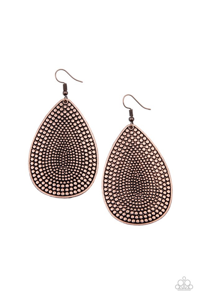 Artisan Adornment - Copper - Paparazzi Earring Image