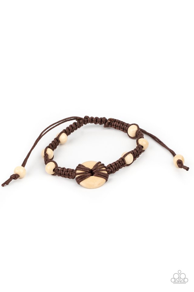 The Road KNOT Taken - Brown - Paparazzi Bracelet Image