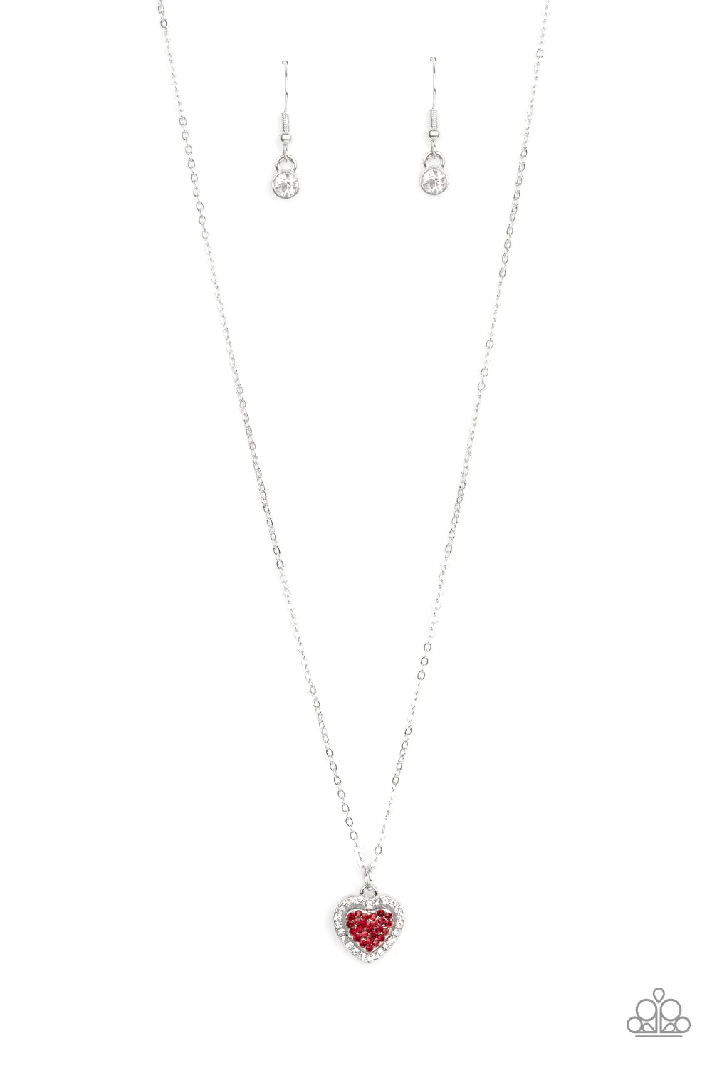 Paparazzi Necklace ~ My Heart Goes Out To You - Red