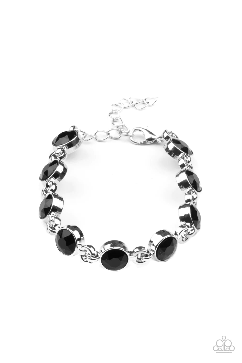 Paparazzi Bracelet ~ First In Fashion Show - Black