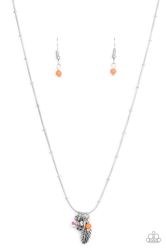 Wildly WANDER-ful - Orange - Paparazzi Necklace Image