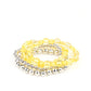 Delightfully Disco - Yellow - Paparazzi Bracelet Image