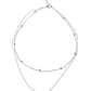 Modestly Minimalist - Silver - Paparazzi Necklace Image