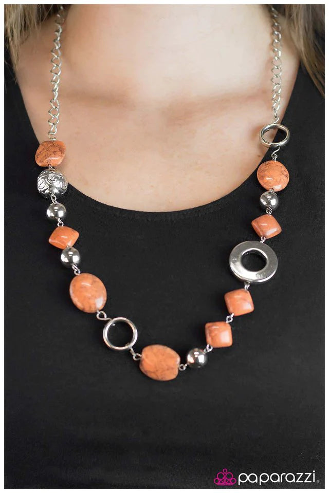 Collar Paparazzi ~ ¡Oh, Baby! - Naranja