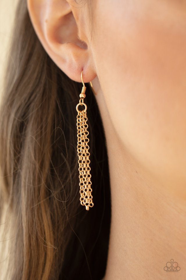 Give Thanks - Gold - Paparazzi Necklace Image