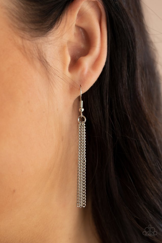 Light It Up - Silver - Paparazzi Necklace Image