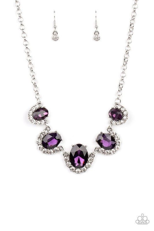 The Queen Demands It - Purple - Paparazzi Necklace Image