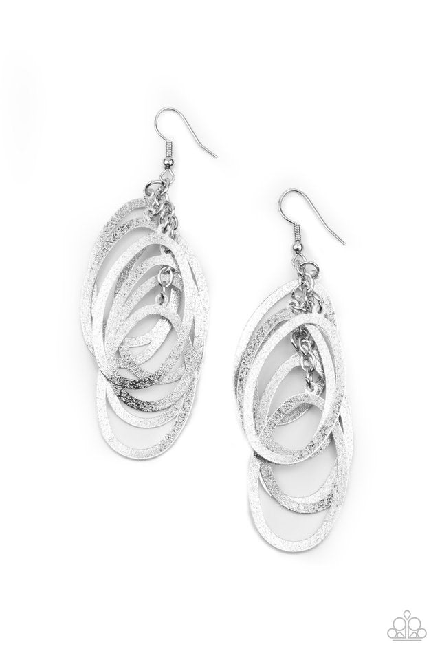 Paparazzi Earring ~ Iconic Impression - Silver – Paparazzi Jewelry, Online  Store