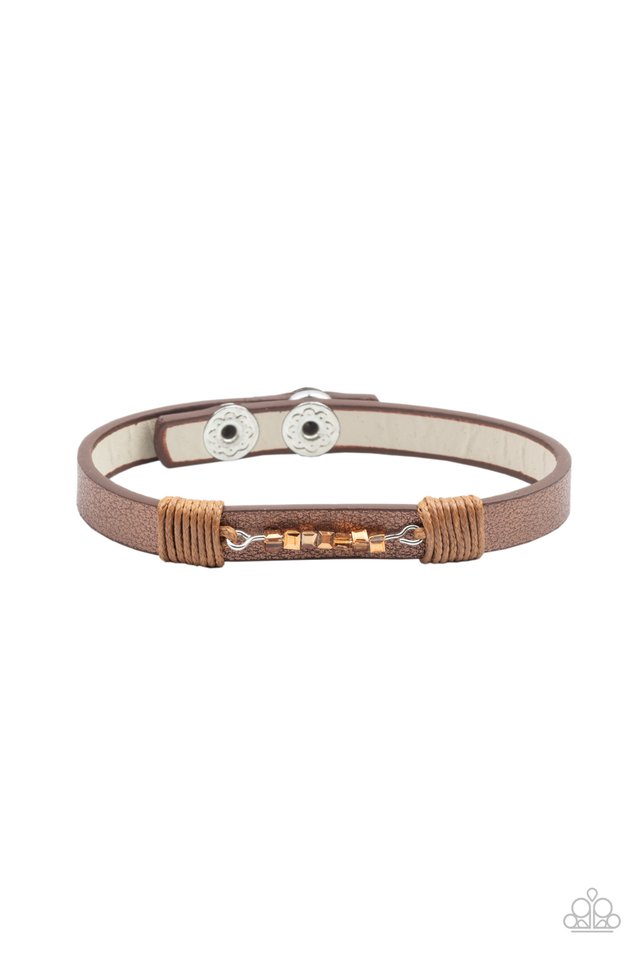 Worth The Hype - Copper - Paparazzi Bracelet Image
