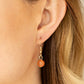 Elemental Elegance - Orange - Paparazzi Necklace Image