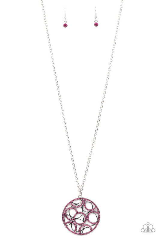 Thanks a MEDALLION - Pink - Paparazzi Necklace Image