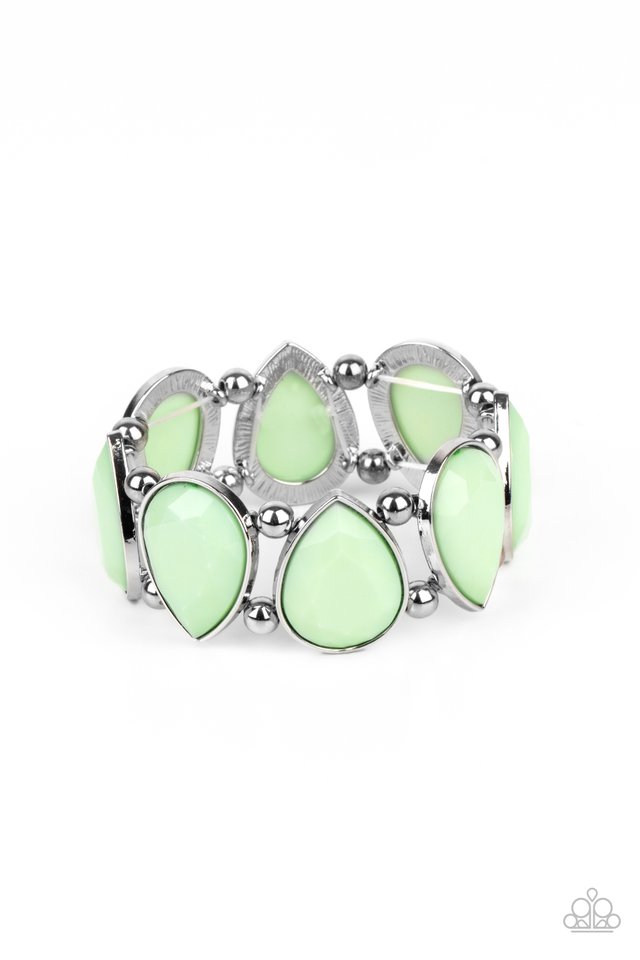 Flamboyant Tease - Green - Paparazzi Bracelet Image