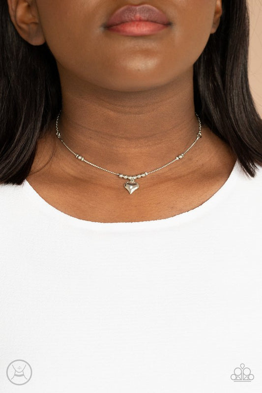 Casual Crush - Silver - Paparazzi Necklace Image