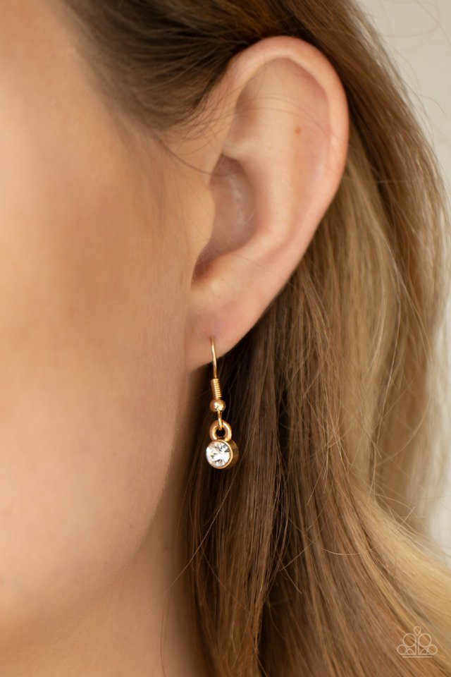 Timeless Trimmings - Gold - Paparazzi Necklace Image