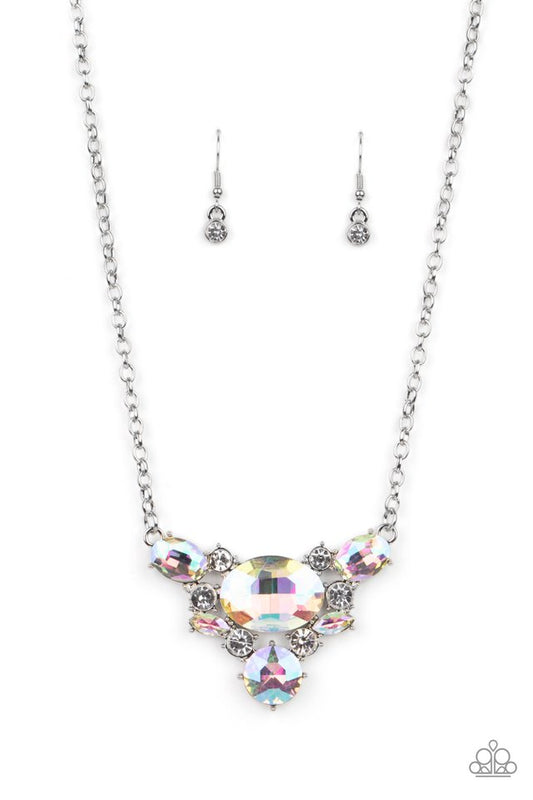 Cosmic Coronation - Multi - Paparazzi Necklace Image