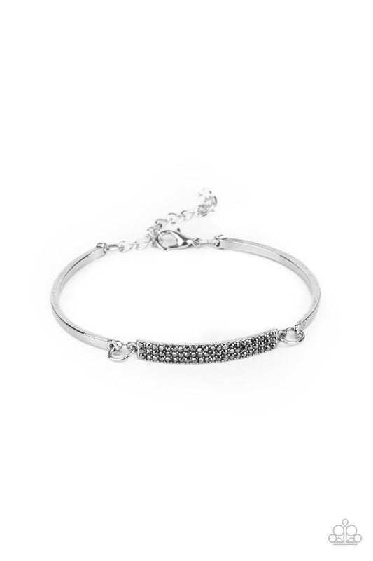 Showy Sparkle - Silver - Paparazzi Bracelet Image