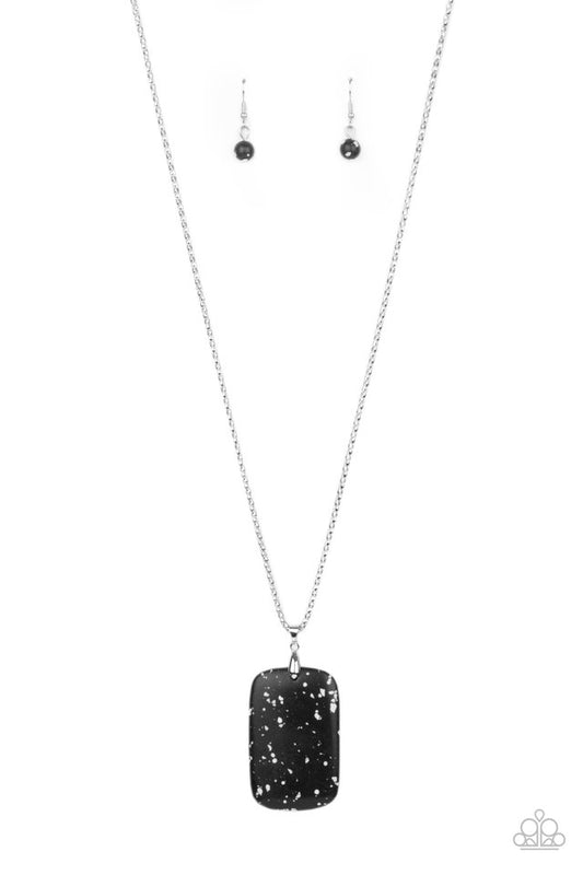 Fundamentally Funky - Black - Paparazzi Necklace Image