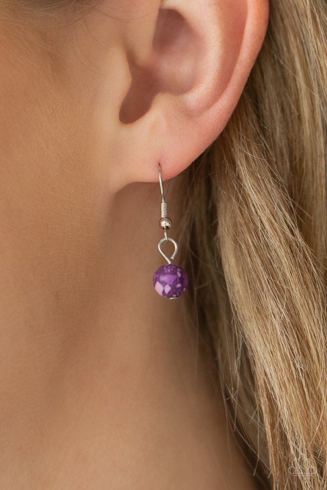 Fundamentally Funky - Purple - Paparazzi Necklace Image