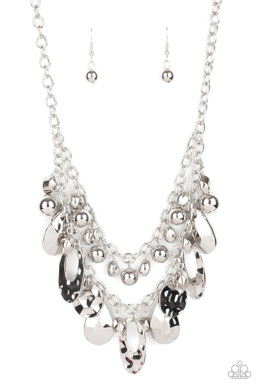 Extra Exhilarating - Silver - Paparazzi Necklace Image