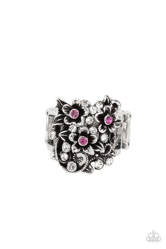 Perfectly Perennial - Pink - Paparazzi Ring Image