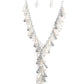 Paparazzi Necklace April LOP ~ Dripping with DIVA-ttitude - White