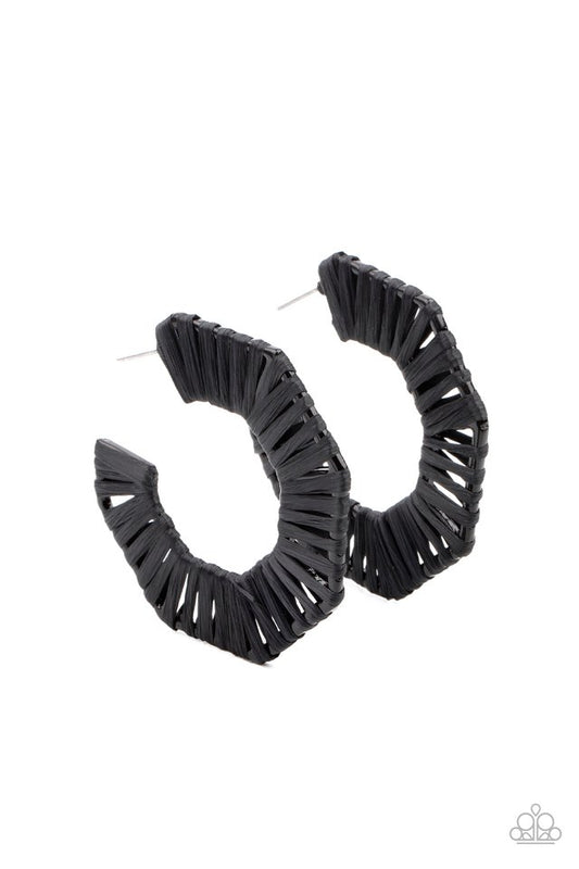 Fabulously Fiesta - Black - Paparazzi Earring Image