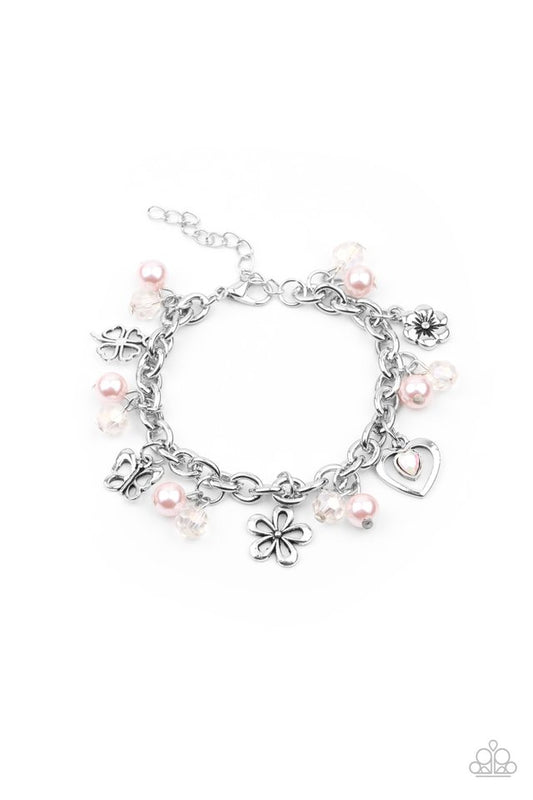 Retreat into Romance - Pink - Paparazzi Bracelet Image
