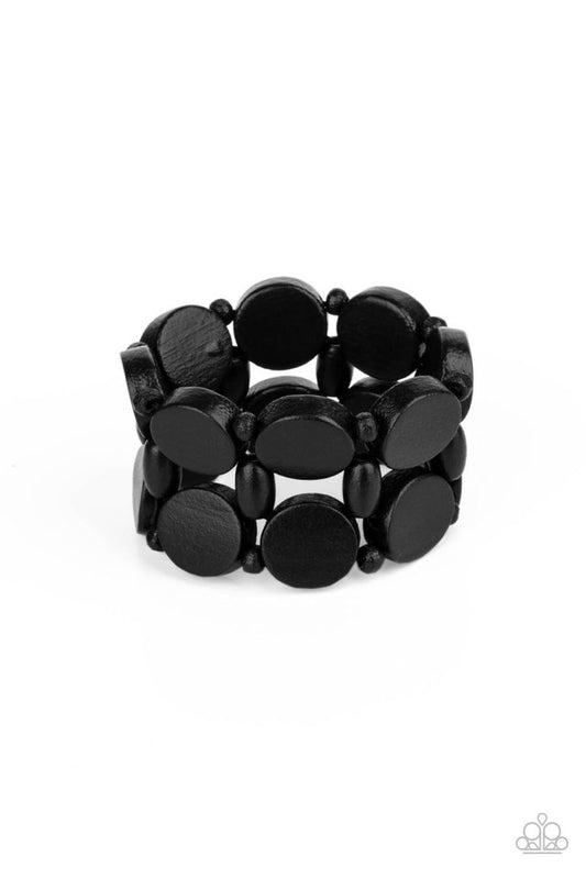 Beach Bravado - Black - Paparazzi Bracelet Image