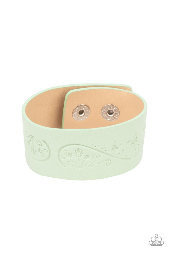 Butterfly Canopy - Green - Paparazzi Bracelet Image