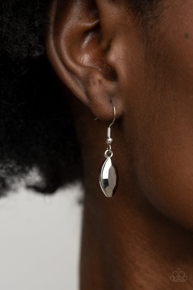 Icy Intensity - Silver - Paparazzi Necklace Image