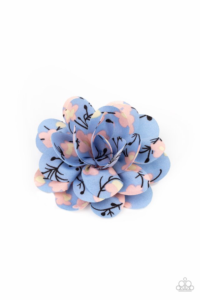Hair Accessories ~ Springtime Eden - Blue – Paparazzi Jewelry | Online | DebsJewelryShop.com