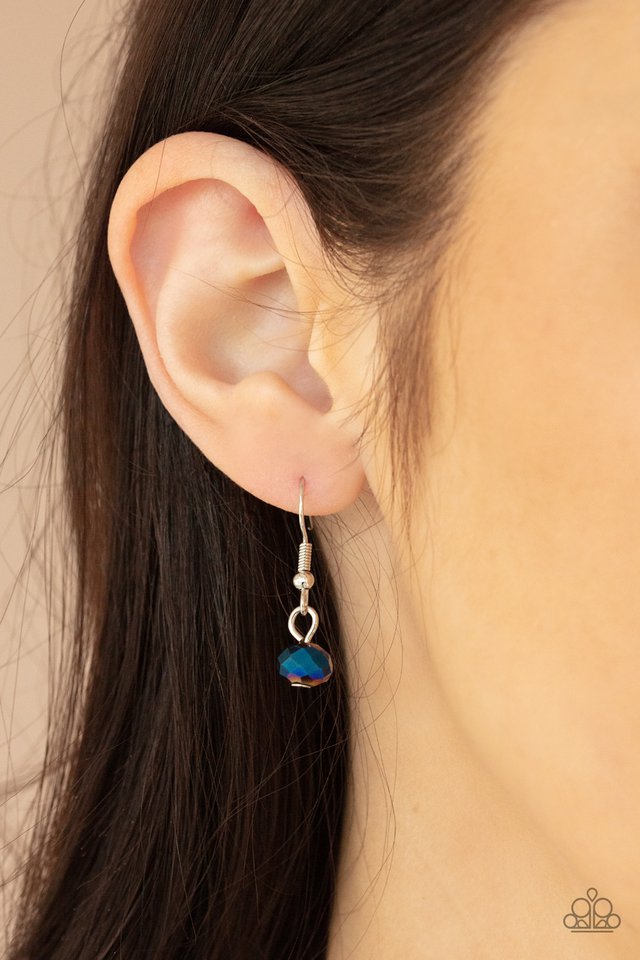 Cosmic Real Estate - Blue - Paparazzi Necklace Image