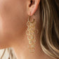 ​Long Live The Rebels - Gold - Paparazzi Earring Image