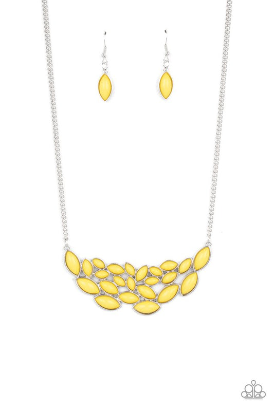 Eden Escape - Yellow - Paparazzi Necklace Image